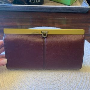 FOSSIL leather wallet/clutch